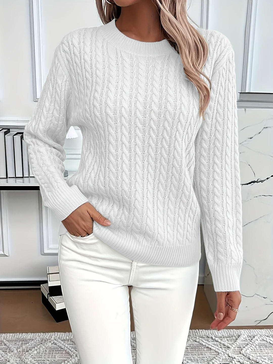 Naomi | Cable Knit Soft Sweater