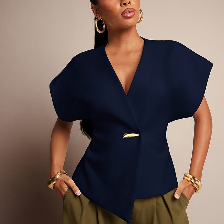 Batwing Sleeve Casual Blazer