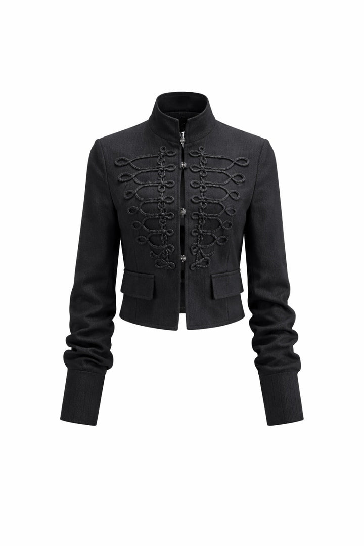 Buttoned Jacket "Elodie" Black