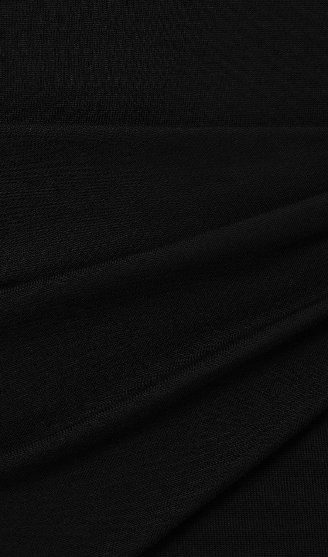 Jersey Seductive Fitted Maxi Dress-Black