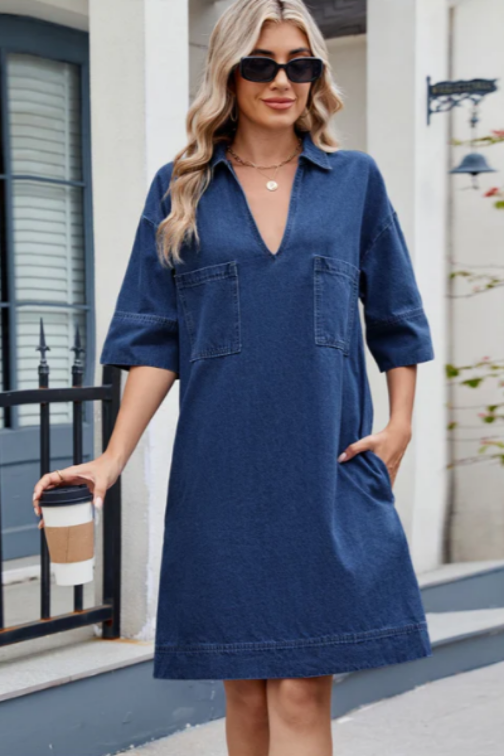 {{ product.title }} Dark Blue / S | Elegant Women's | CELESTIA UAE