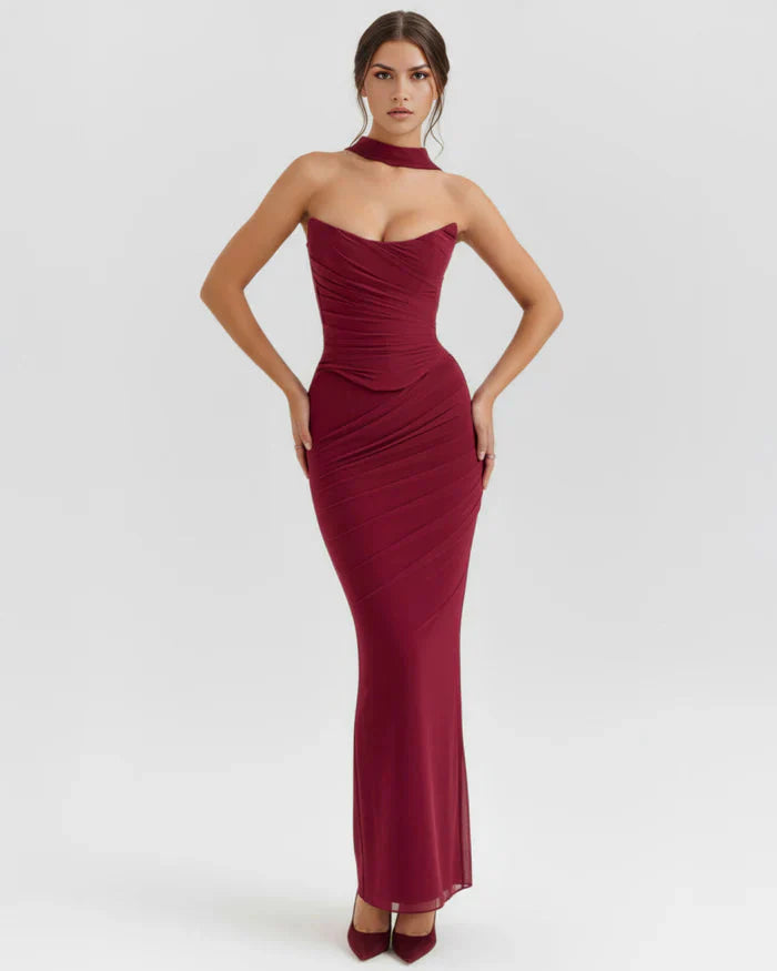 Odessa | Mesh Corset Maxi Skirt Three-Piece Set