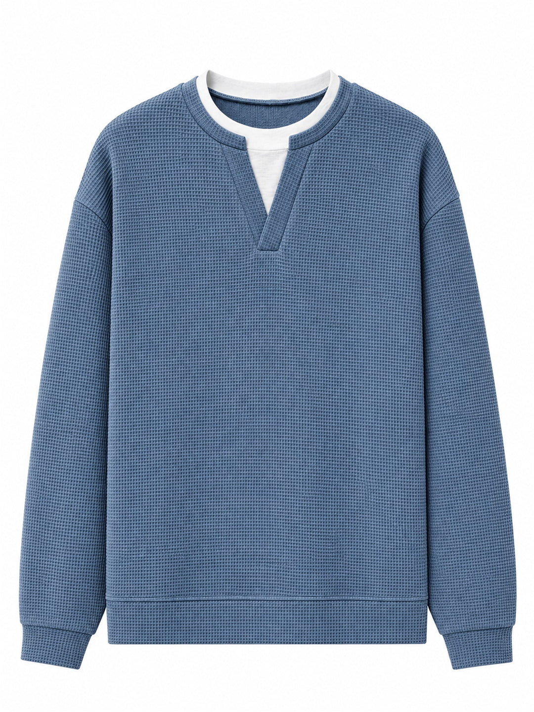 Layered Comfort Waffle Tee