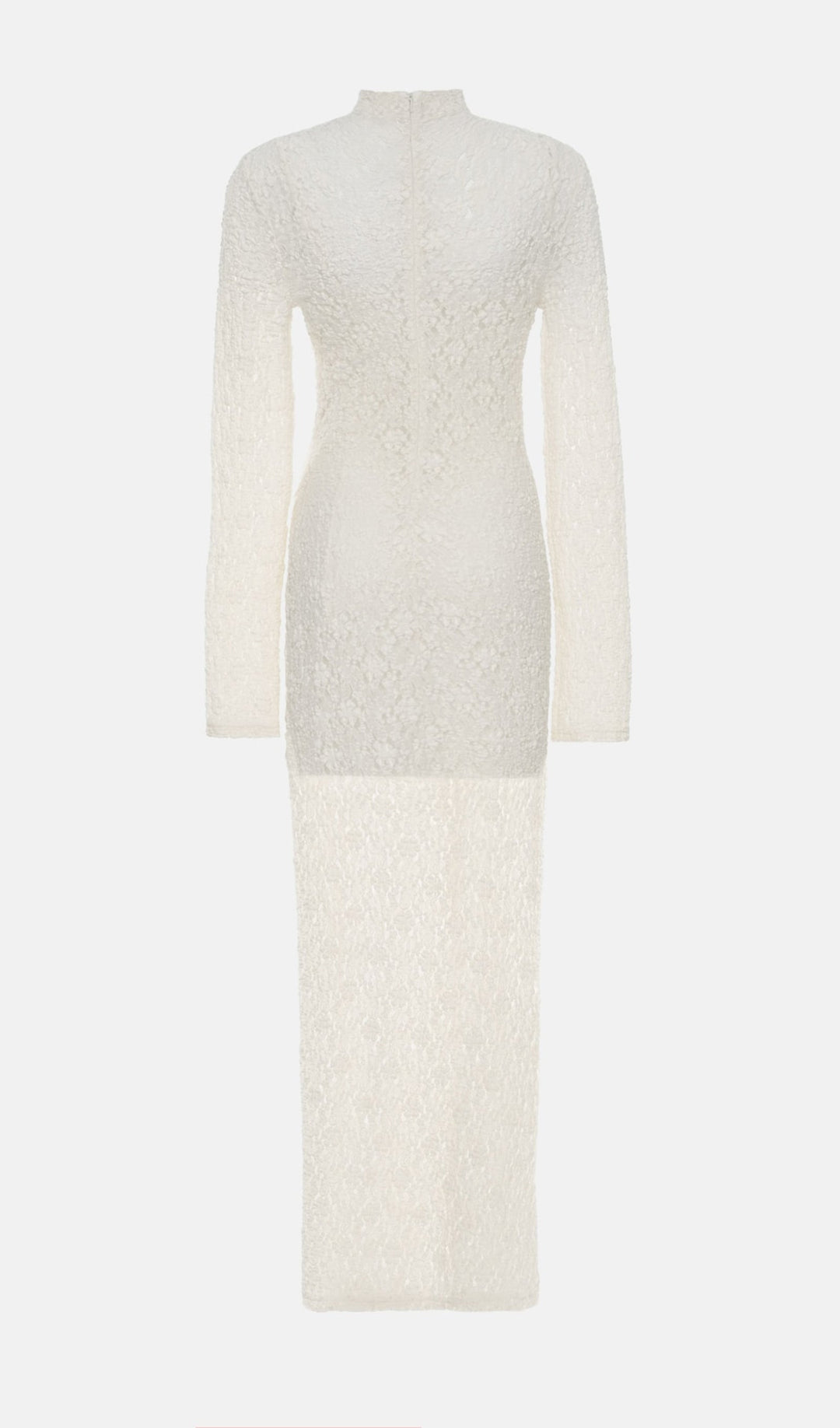 Solid Openwork Maxi Dress