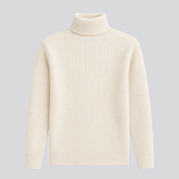 Sylvette | Oversized Merino Wool Turtleneck Sweater