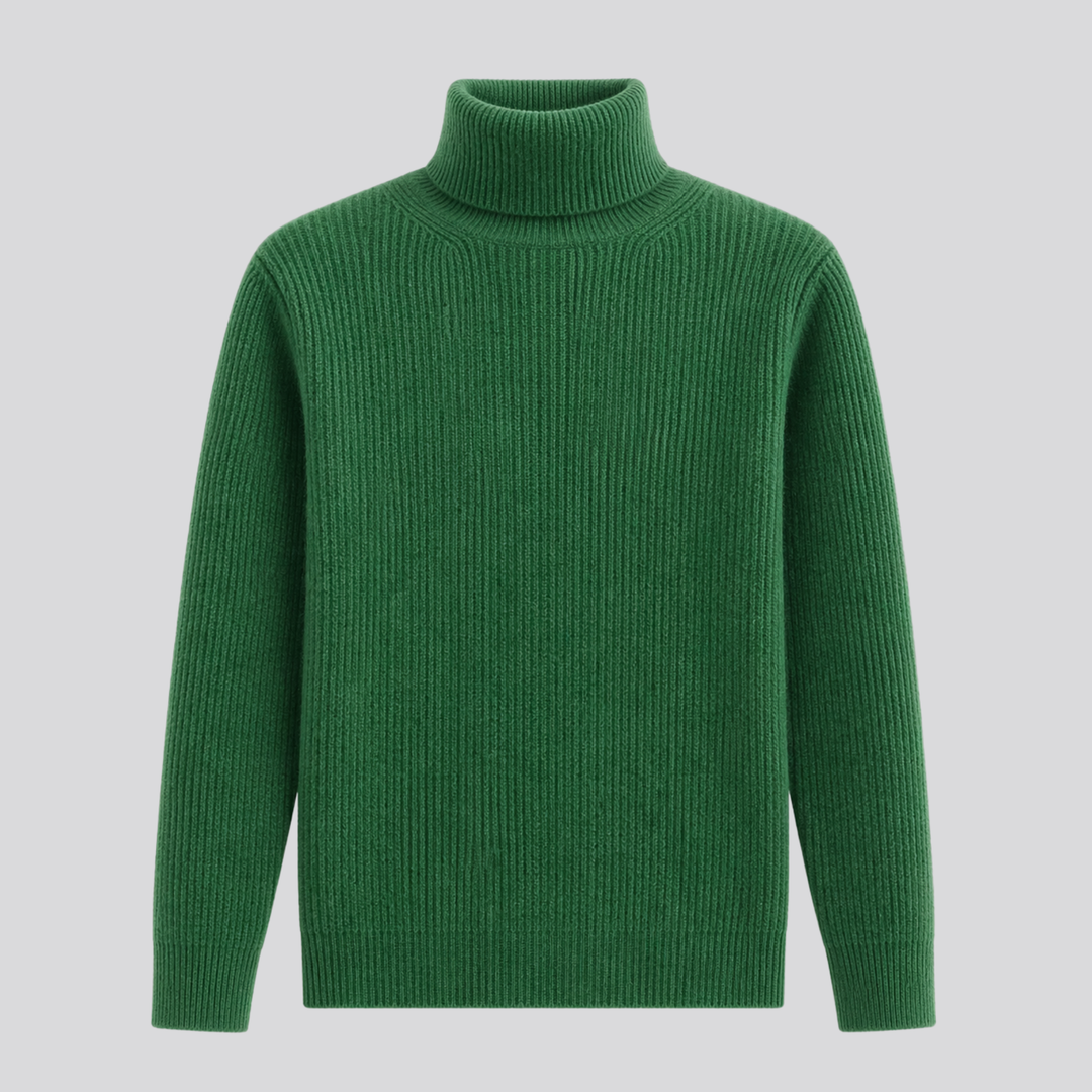 Sylvette | Oversized Merino Wool Turtleneck Sweater