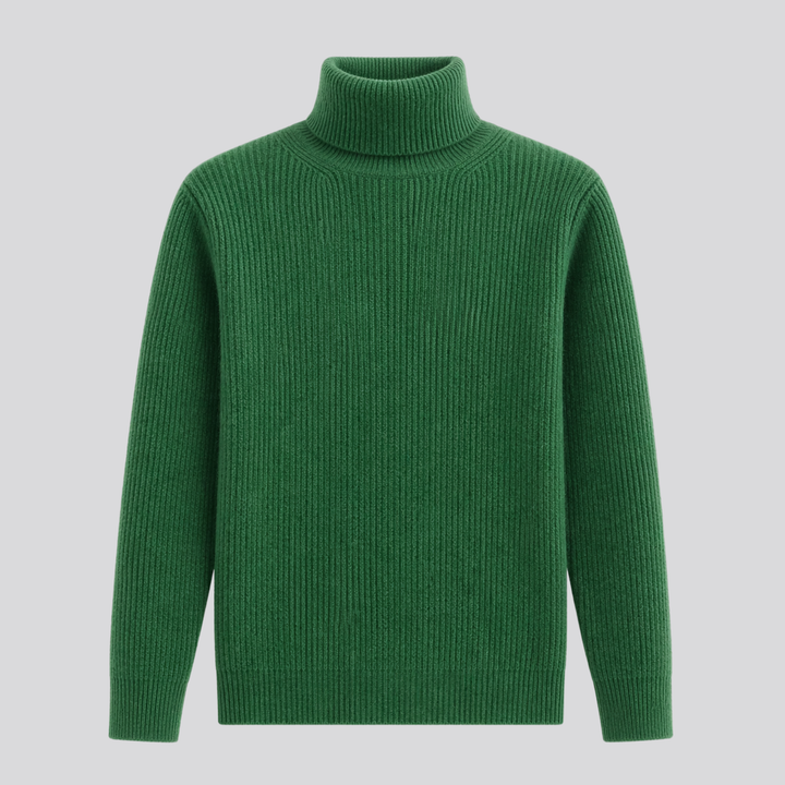 Sylvette | Oversized Merino Wool Turtleneck Sweater