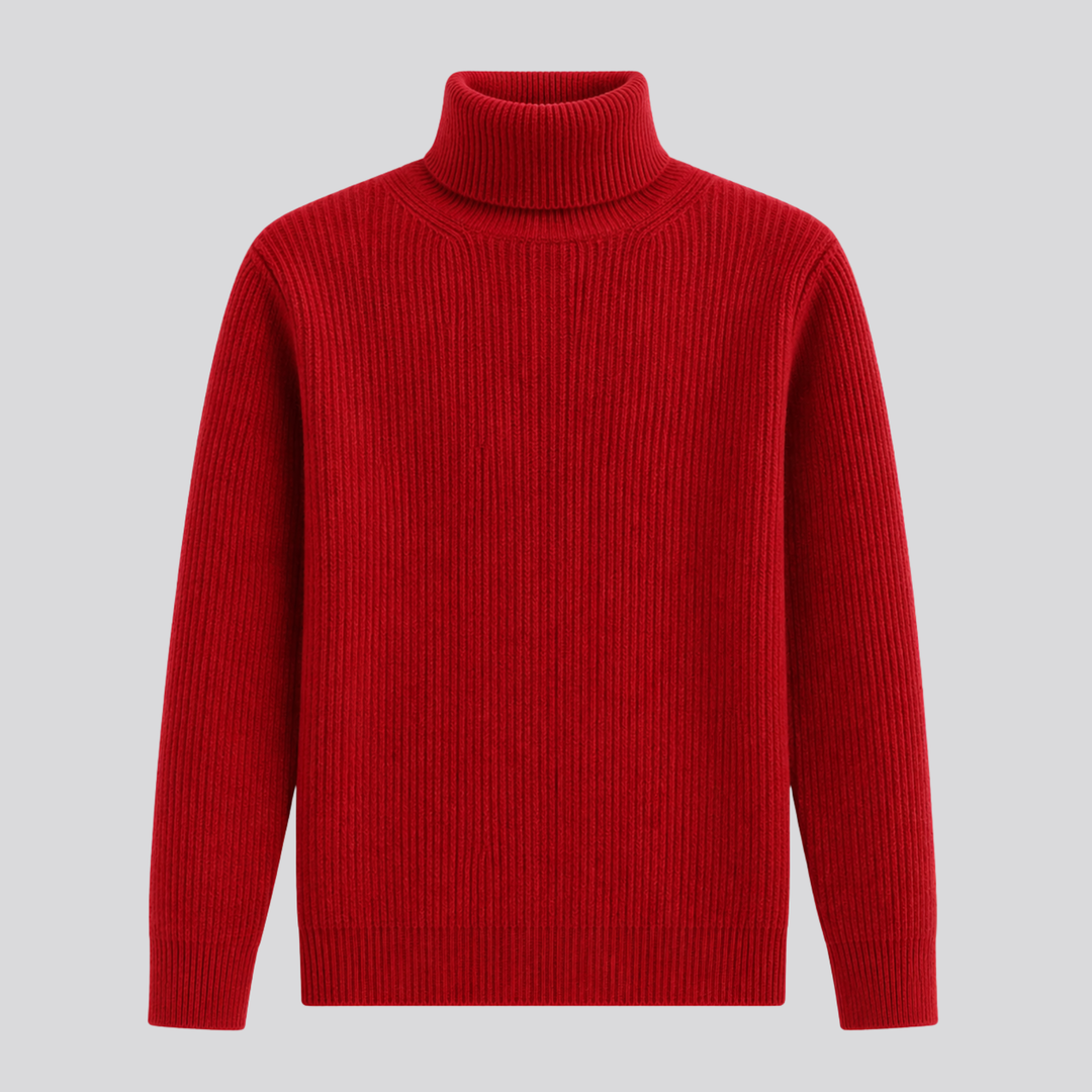 Sylvette | Oversized Merino Wool Turtleneck Sweater