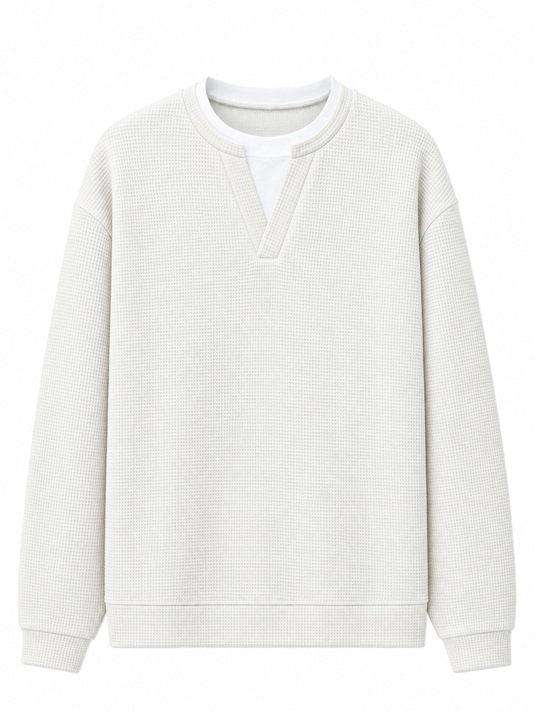 Layered Comfort Waffle Tee