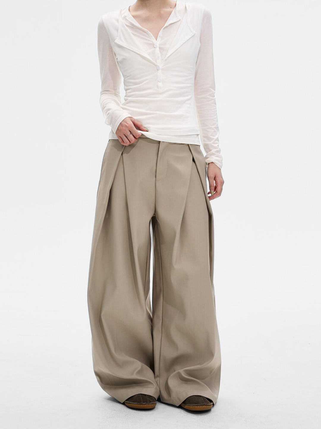 Thunderbreeze - Wrinkle-Resistant Double-Pleated Relaxed Fit Pants