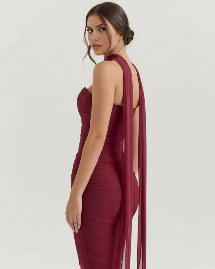 Odessa | Mesh Corset Maxi Skirt Three-Piece Set