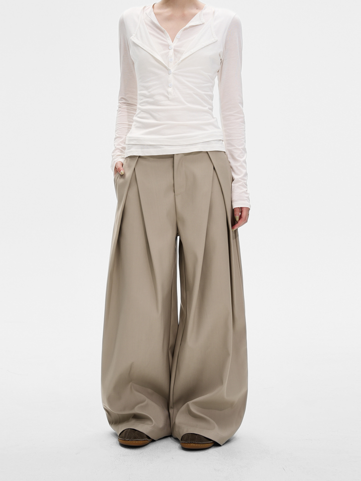 Thunderbreeze - Wrinkle-Resistant Double-Pleated Relaxed Fit Pants