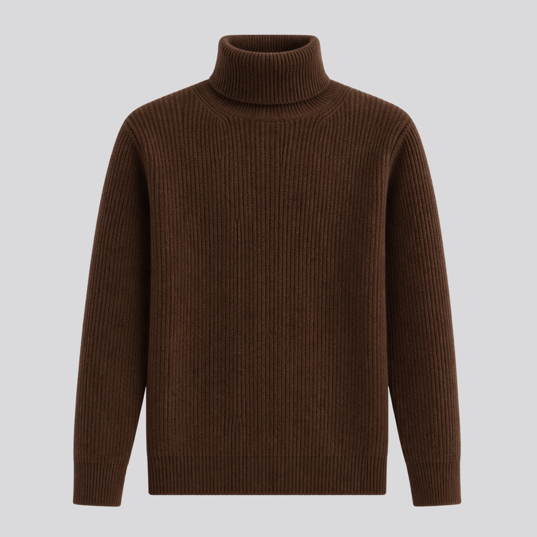 Sylvette | Oversized Merino Wool Turtleneck Sweater