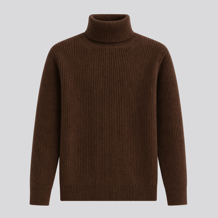 Sylvette | Oversized Merino Wool Turtleneck Sweater