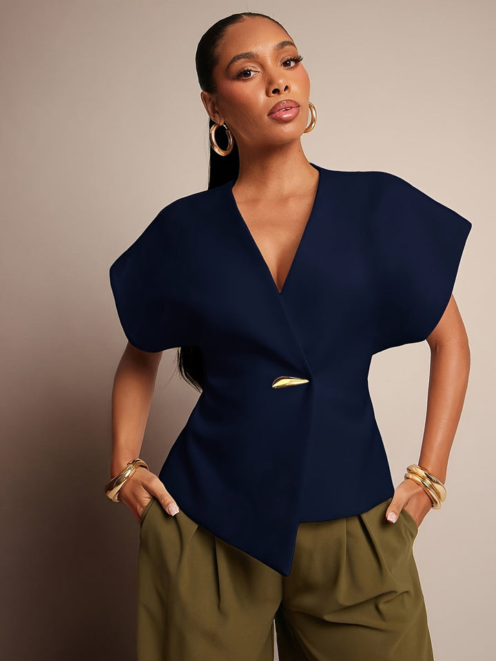 Batwing Sleeve Casual Blazer