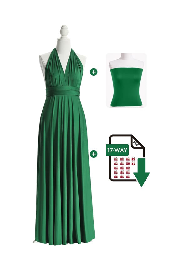 Emerald Green Multiway Infinity Dress
