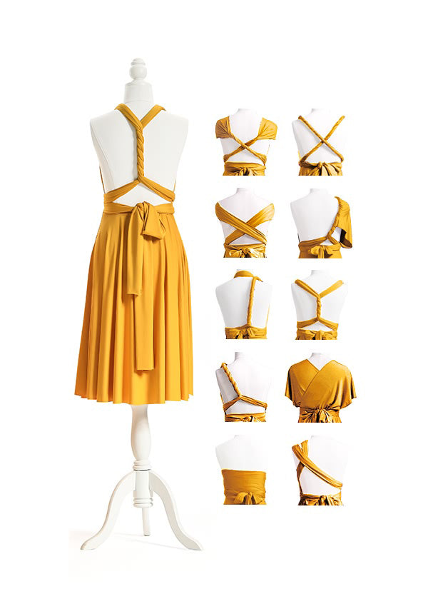 Mustard Yellow Multiway Infinity Dress