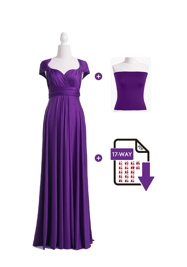 Purple Multiway Infinity Dress