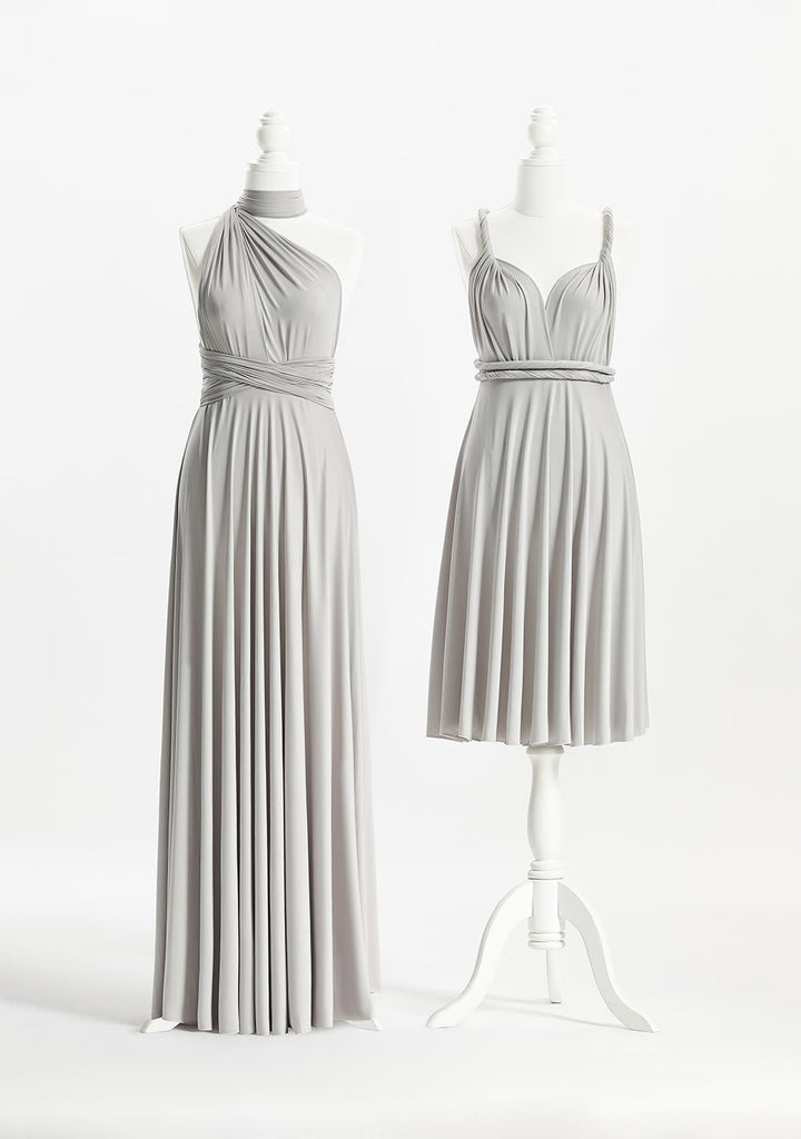 Silver Grey Multiway Infinity Dress