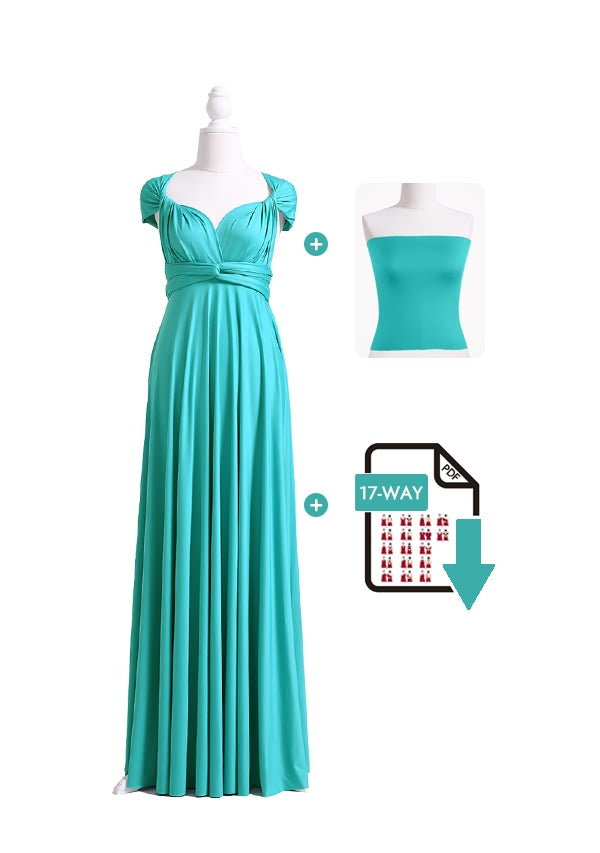 Turquoise Multiway Infinity Dress