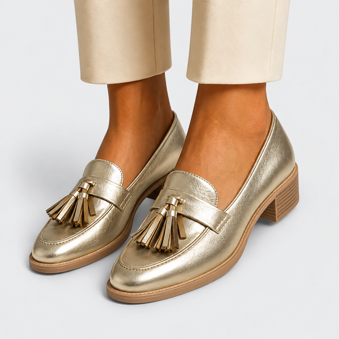 Céleste | Gouden loafers