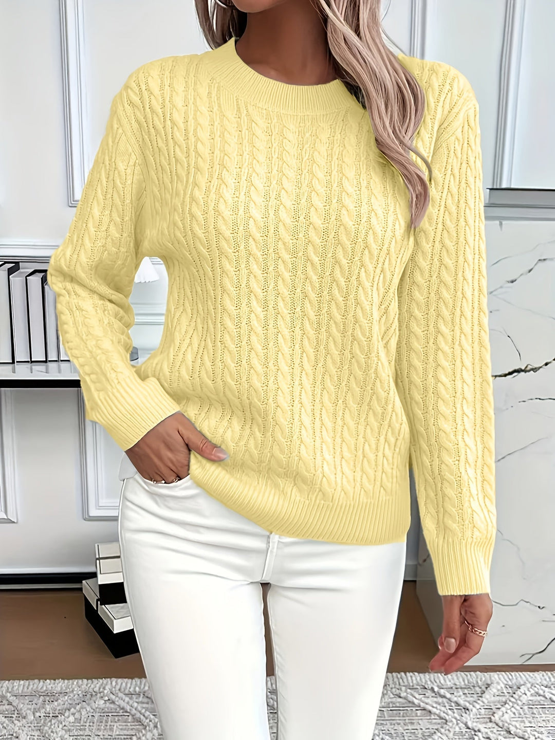 Naomi | Cable Knit Soft Sweater