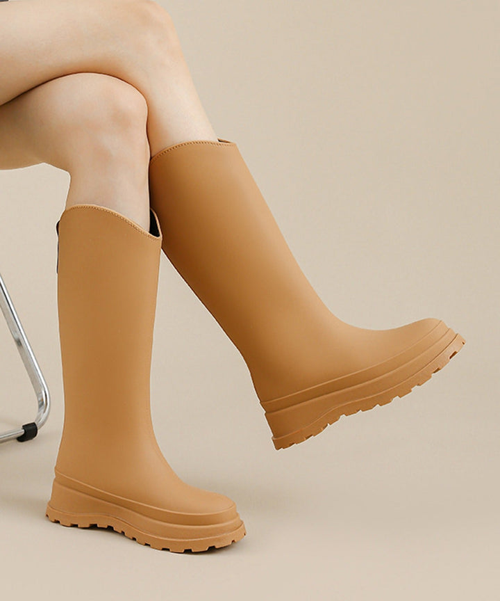 Aimoha  Long Rain Boots with Removable Fleece Cuffs