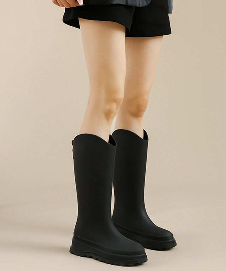 Aimoha  Long Rain Boots with Removable Fleece Cuffs