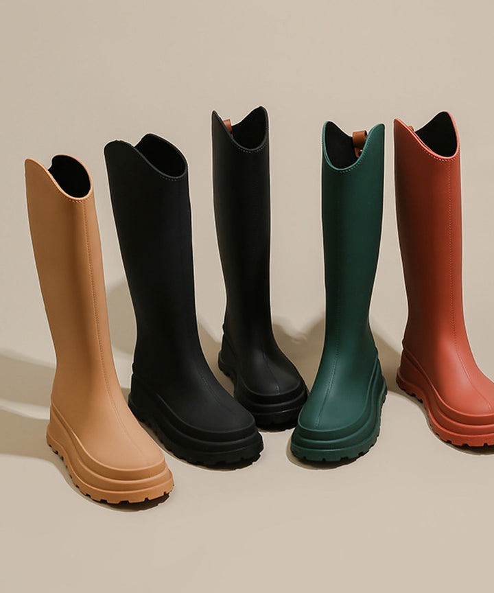 Aimoha  Long Rain Boots with Removable Fleece Cuffs