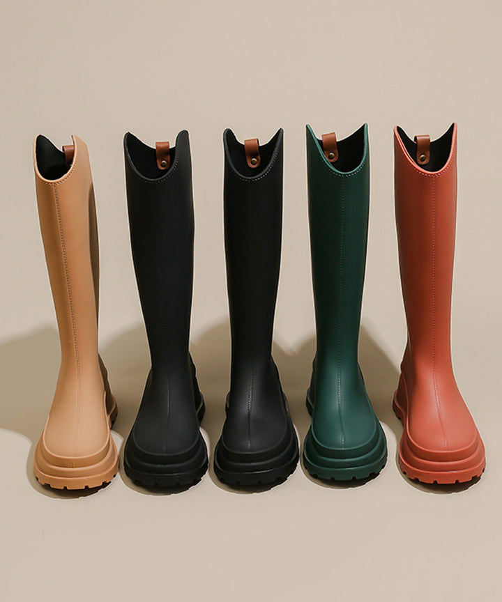 Aimoha  Long Rain Boots with Removable Fleece Cuffs