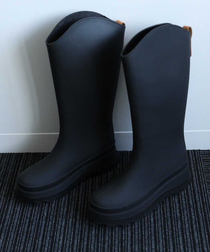 Aimoha  Long Rain Boots with Removable Fleece Cuffs