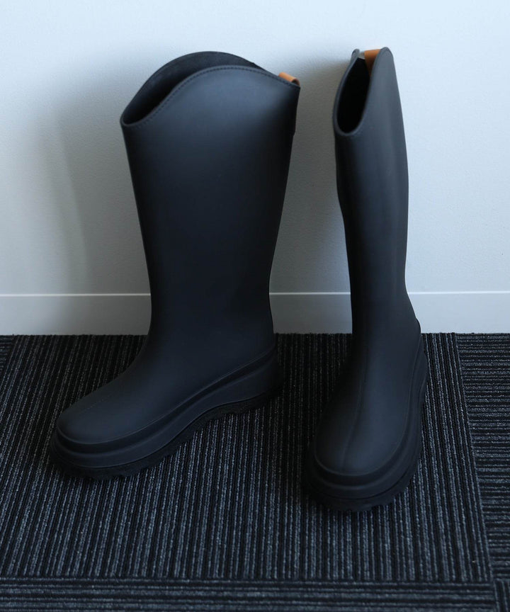 Aimoha  Long Rain Boots with Removable Fleece Cuffs