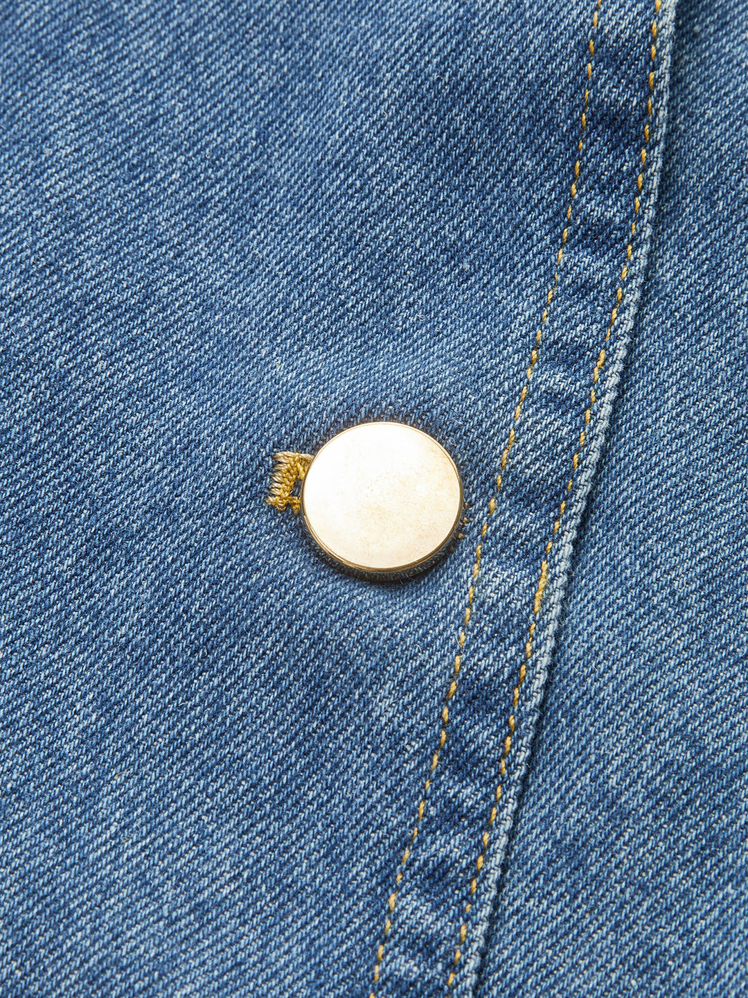 Button-Front Denim Vest