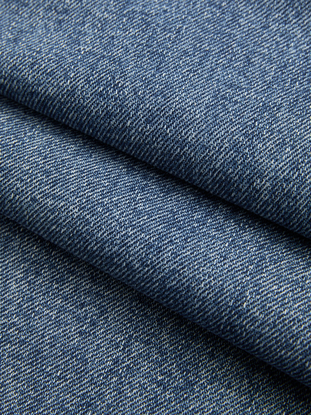 Drawstring Straight-Leg Denim Pants
