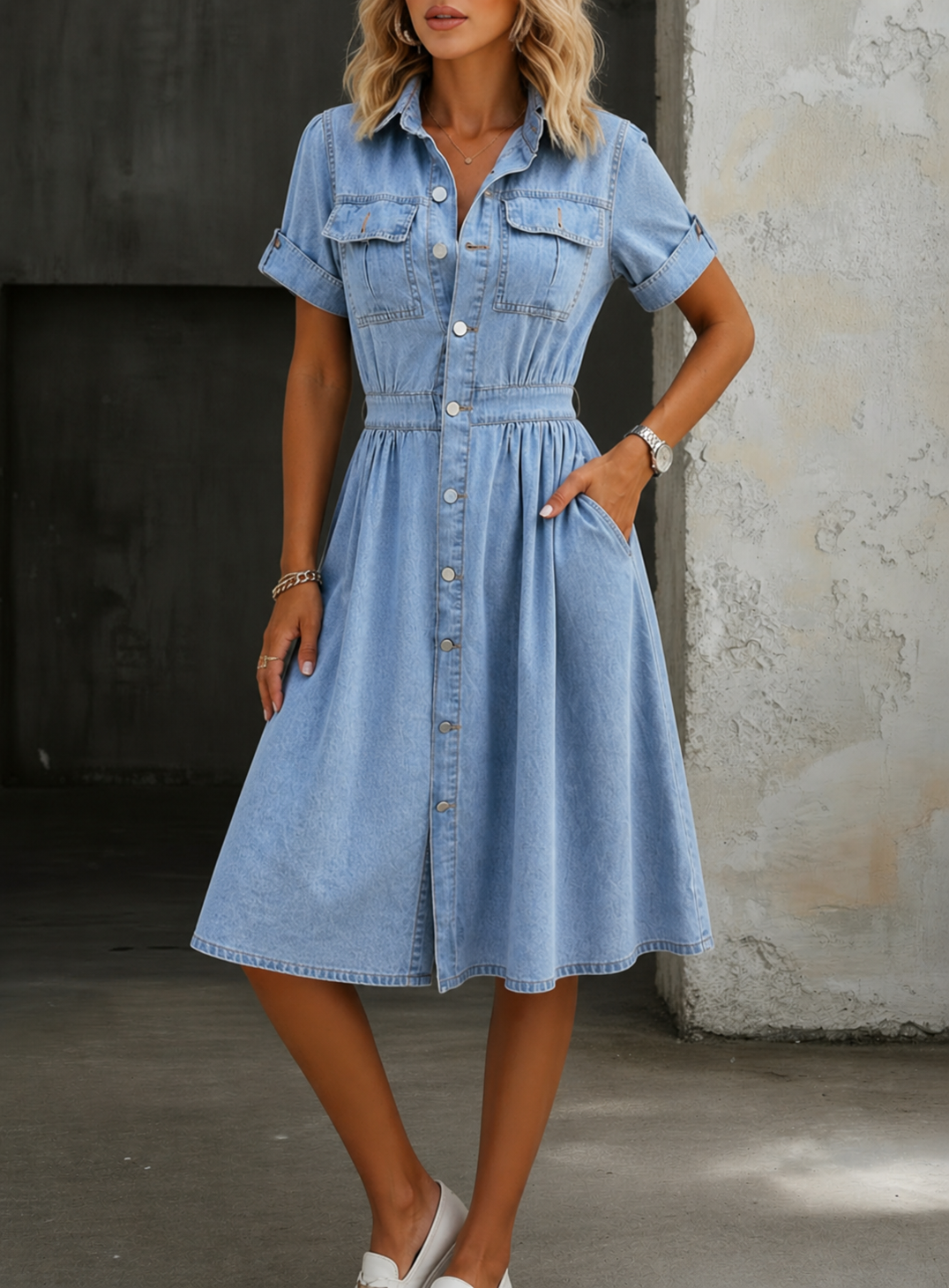 {{ product.title }} Blue / S | Elegant Women&