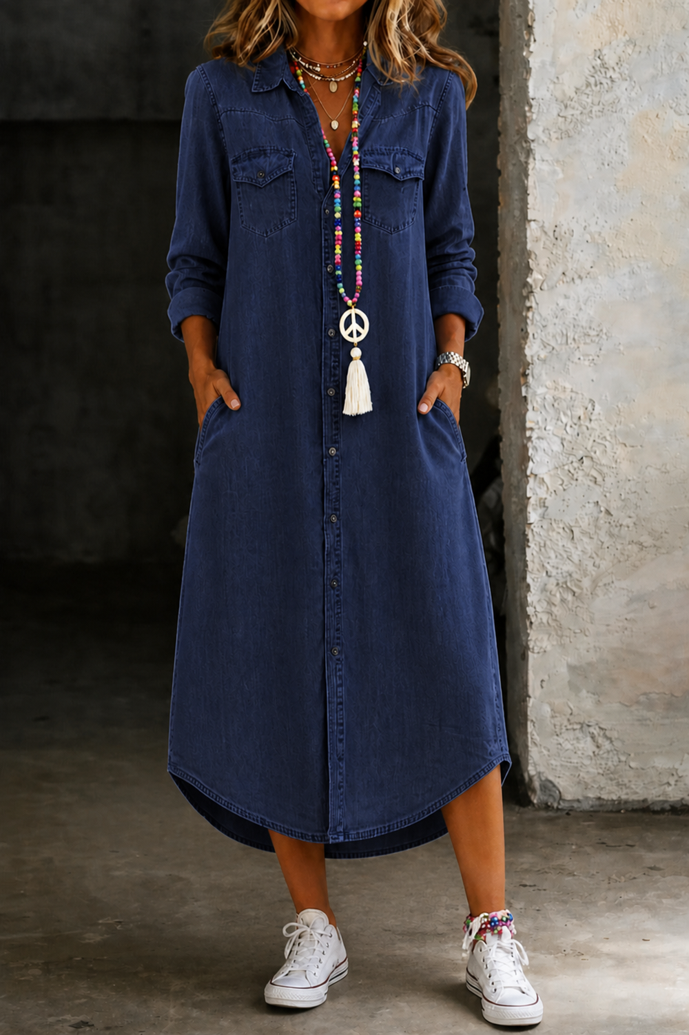 {{ product.title }} Navy Blue / S | Elegant Women's | CELESTIA UAE