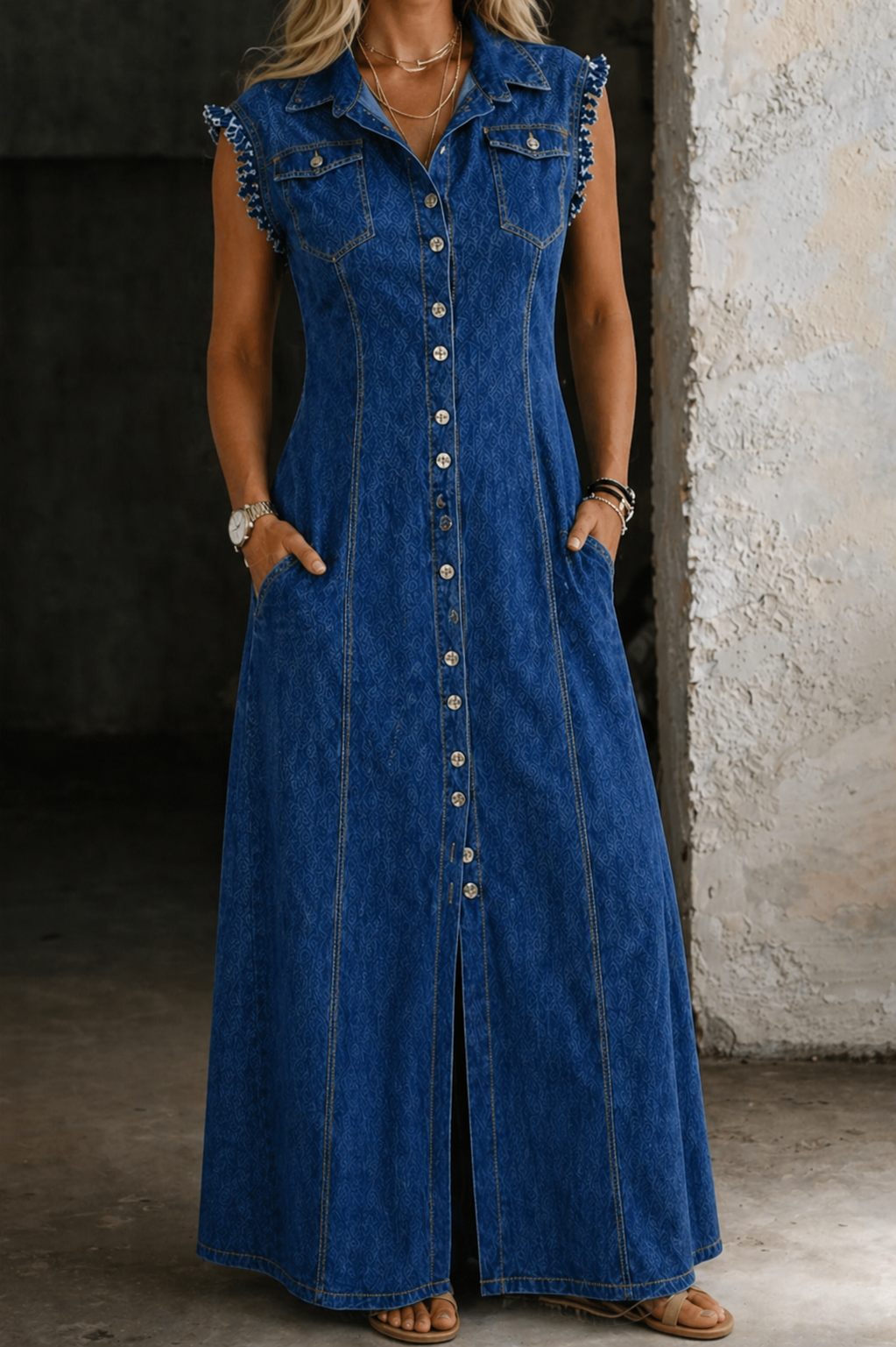 {{ product.title }} Medium Denim Blue / XL | Elegant Women&