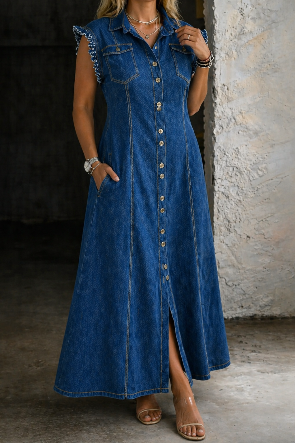 {{ product.title }} Medium Denim Blue / XL | Elegant Women&