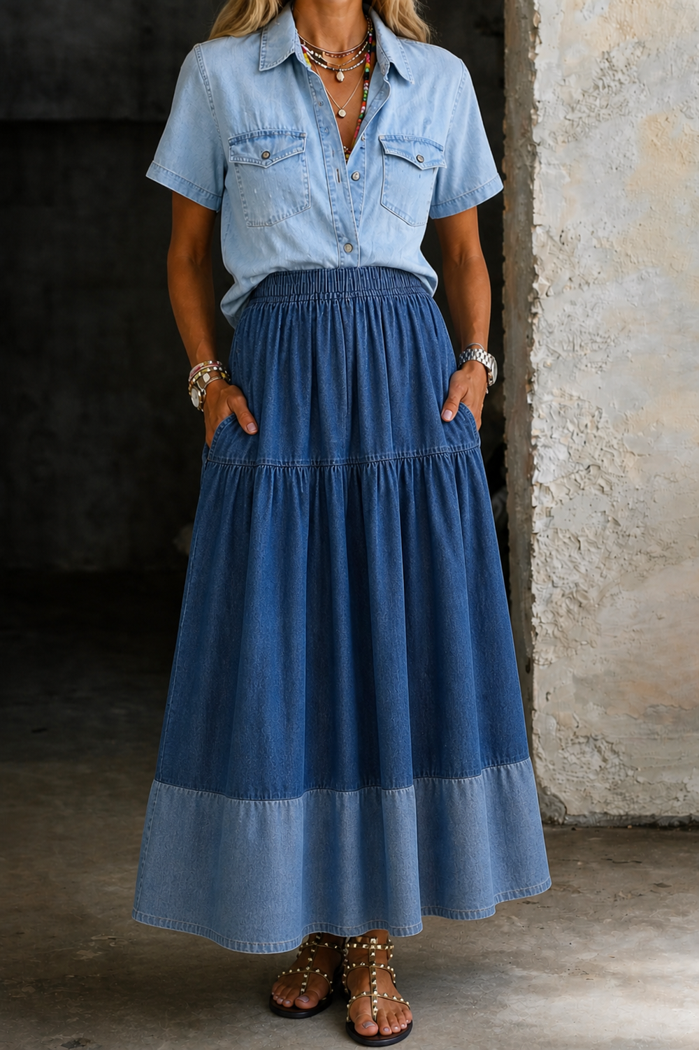 {{ product.title }} Navy Blue / S | Elegant Women's | CELESTIA UAE