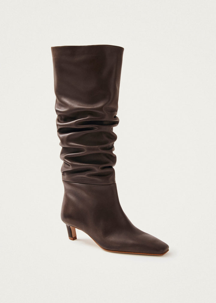 Kalila Brown Leather Boots