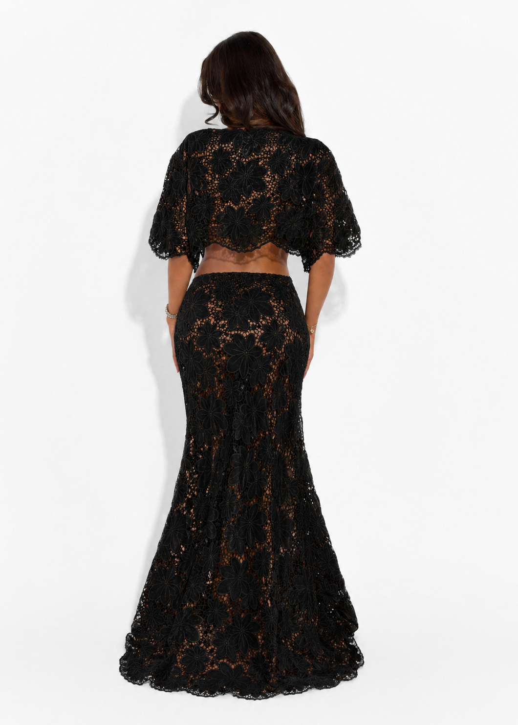 AMIRA FLORAL MAXI SKIRT
