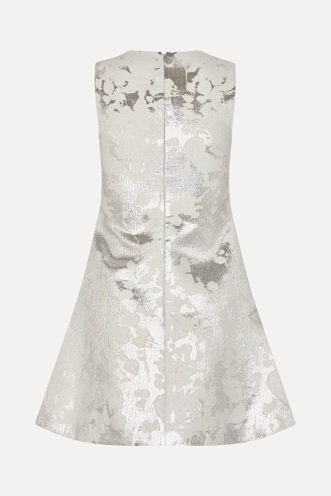 Kick Pleat Mini Dress - Lurex Garden