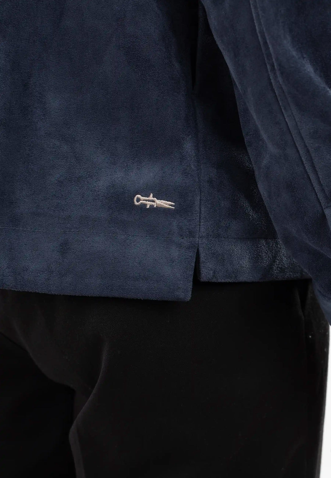 Nash vegan suede jacket - Navy