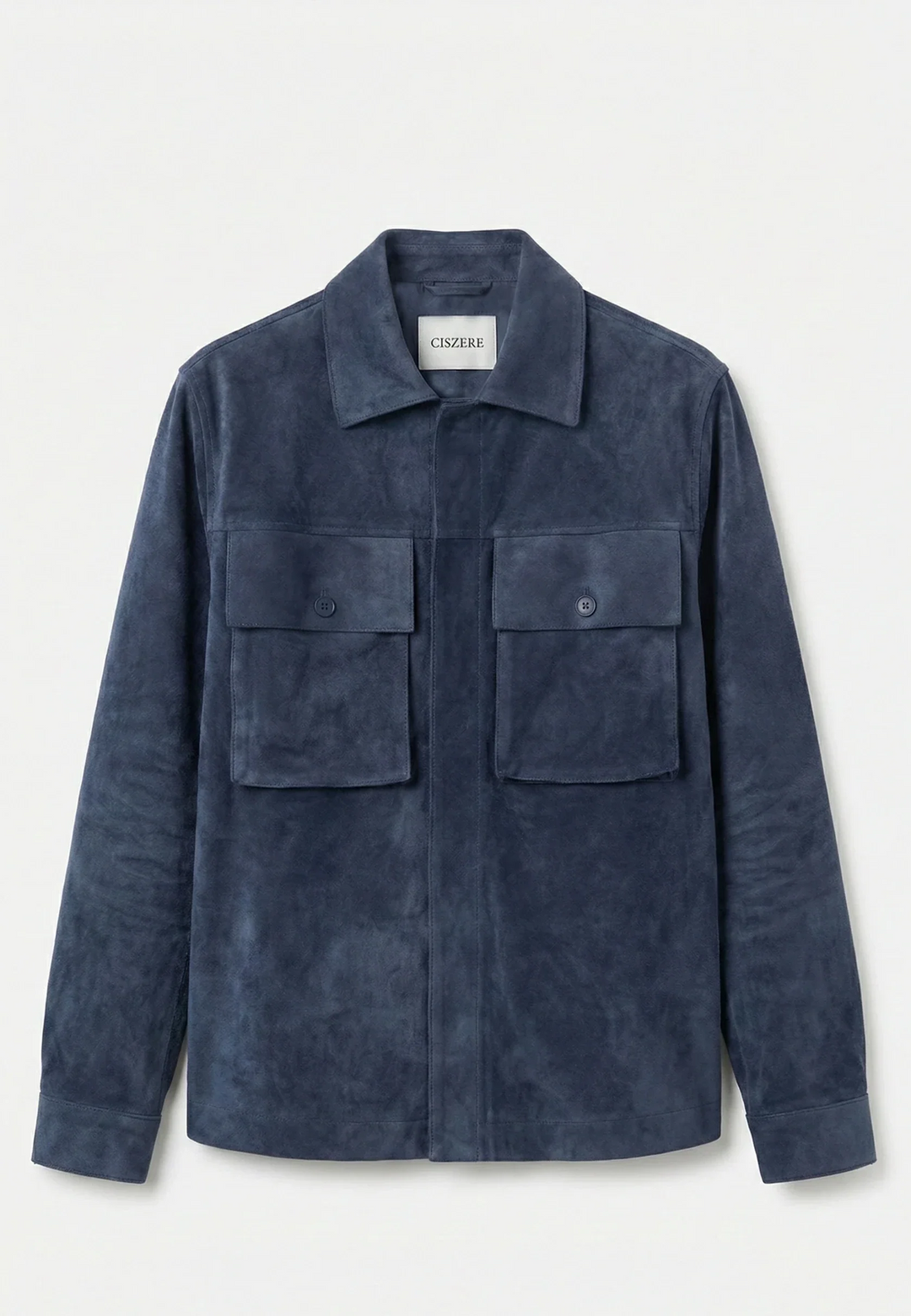Nash vegan suede jacket - Navy