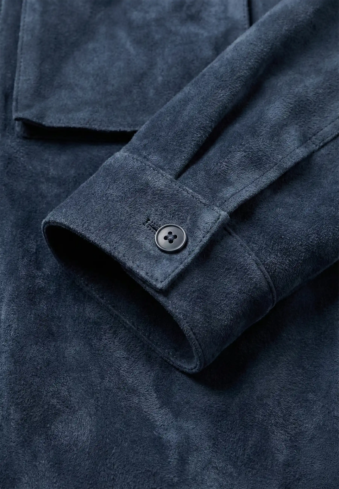 Nash vegan suede jacket - Navy