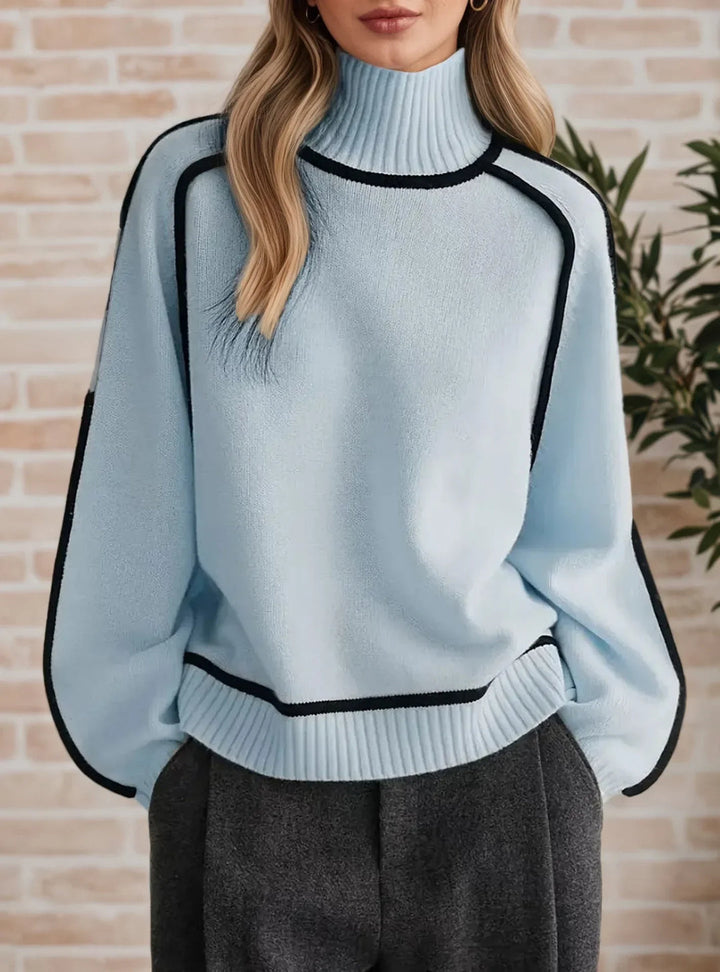 Amandine | Oversized Loose Turtleneck Sweater