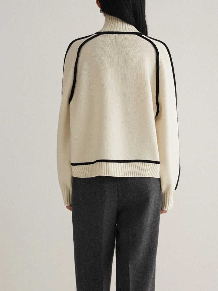 Amandine | Oversized Loose Turtleneck Sweater