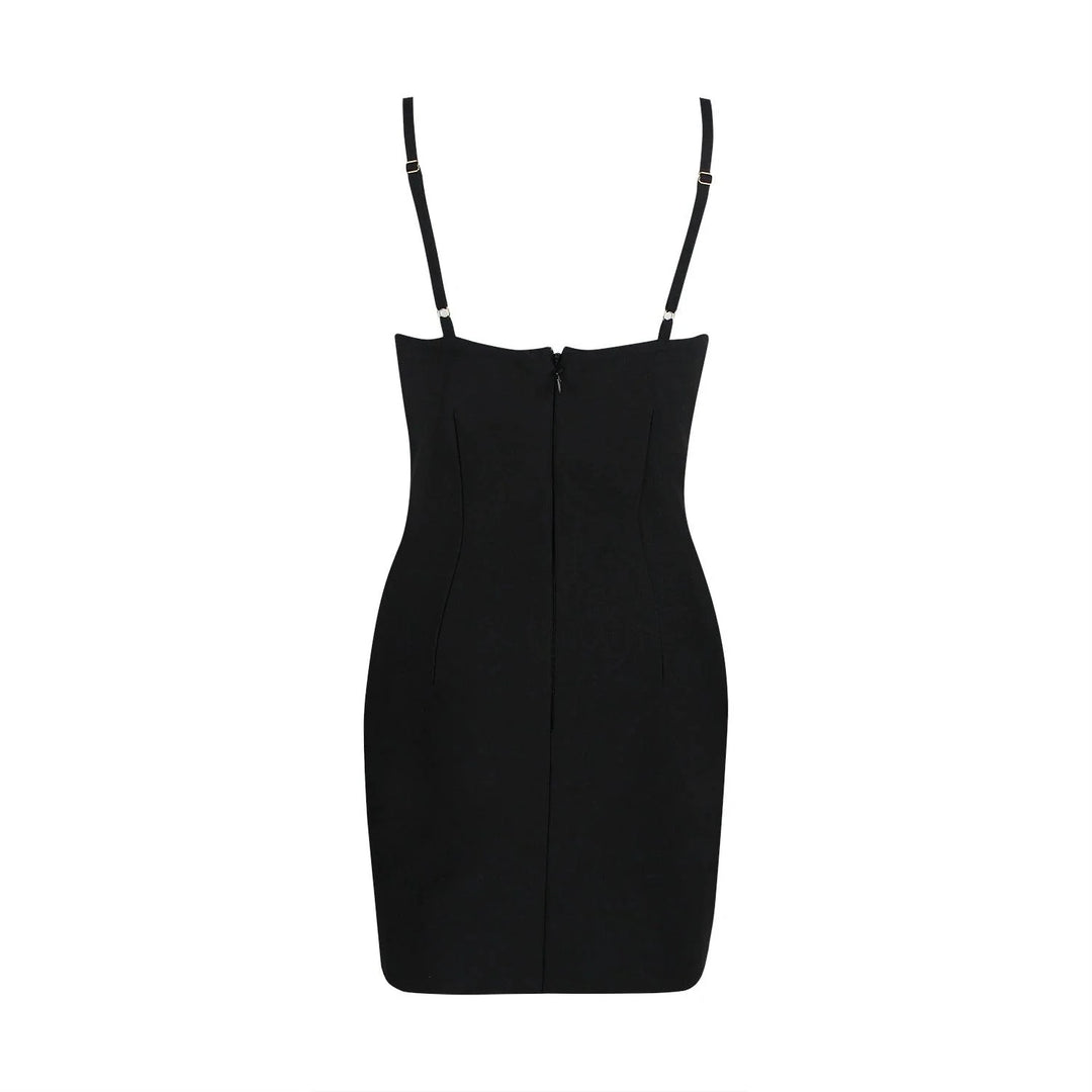 Kim Dress - Luxe Satin Ruched Midi