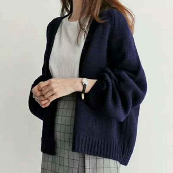 Olympe | Dropped Shoulder Knit Cardigan