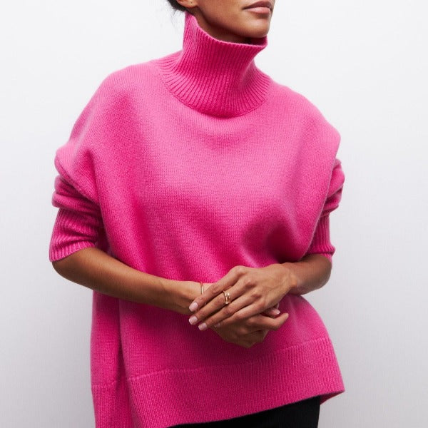 Elmara | Soft Turtleneck Knit Sweater